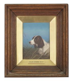Colin Graeme Roe - A Spaniel in a landscape; and A Spaniel on the scent