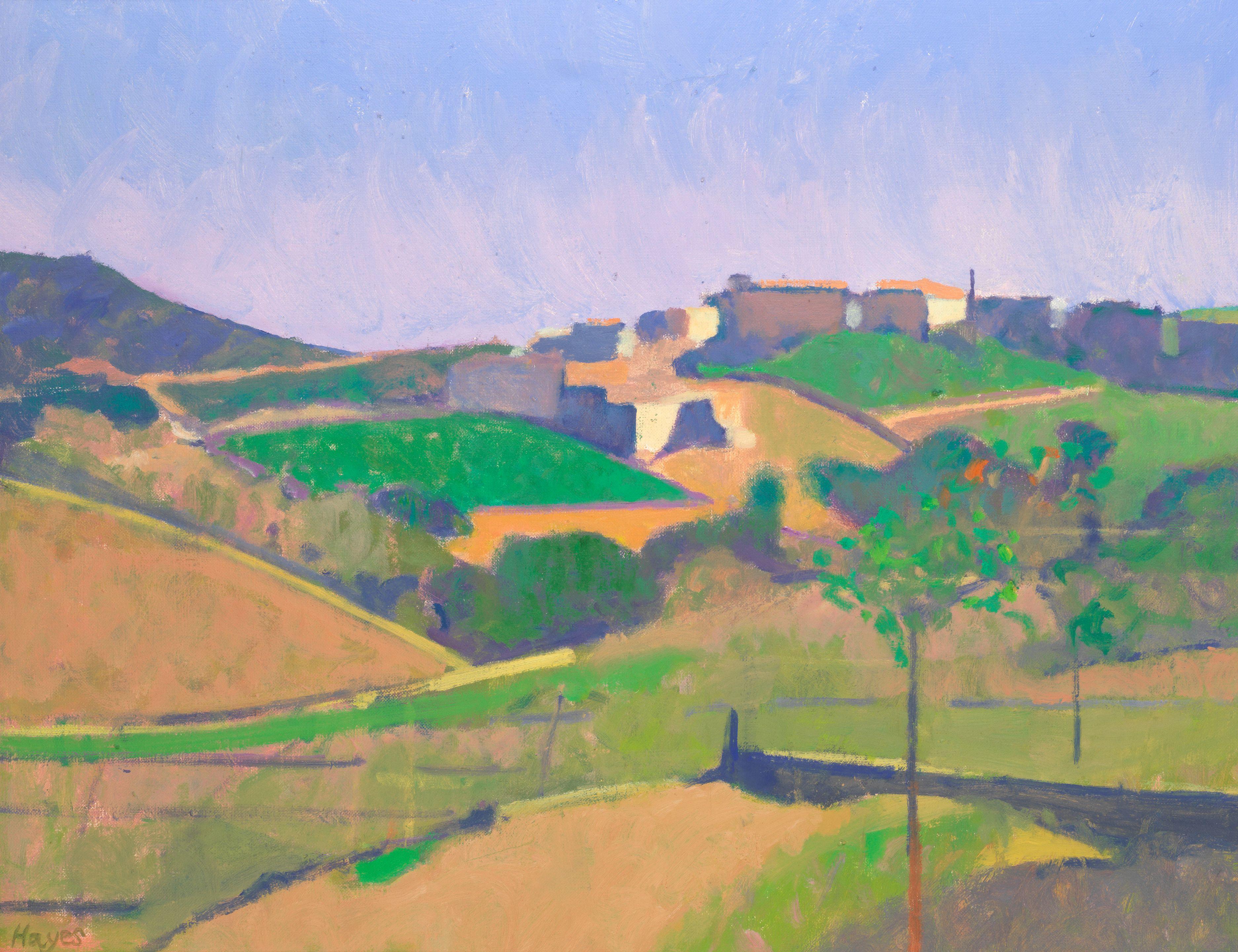 Colin Hayes R.A., R.B.A. - Farm near Zarakes, Evvia, Greece 1996