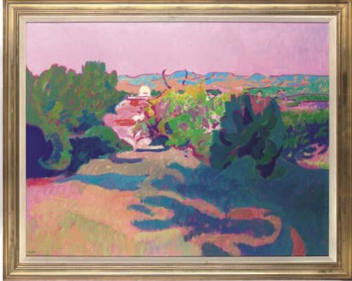 Colin Hayes, R.A. - Hills above Lambesc