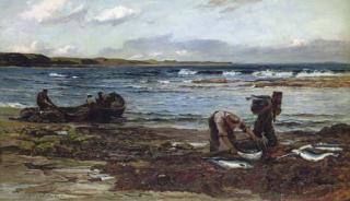 Colin Hunter, A.R.A., R.S.W. - Salmon fishers