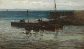 Colin Hunter, ARA RI RSW RE - Carradale Pier