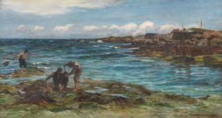 Colin Hunter, ARA RI RSW RE - Crab fishers