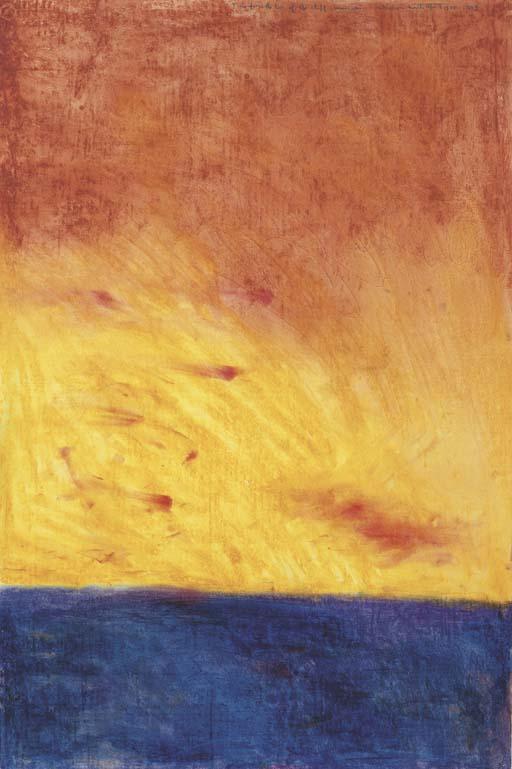 Colin John Mccahon - View from the top of the cliff Muriwai, no. 3