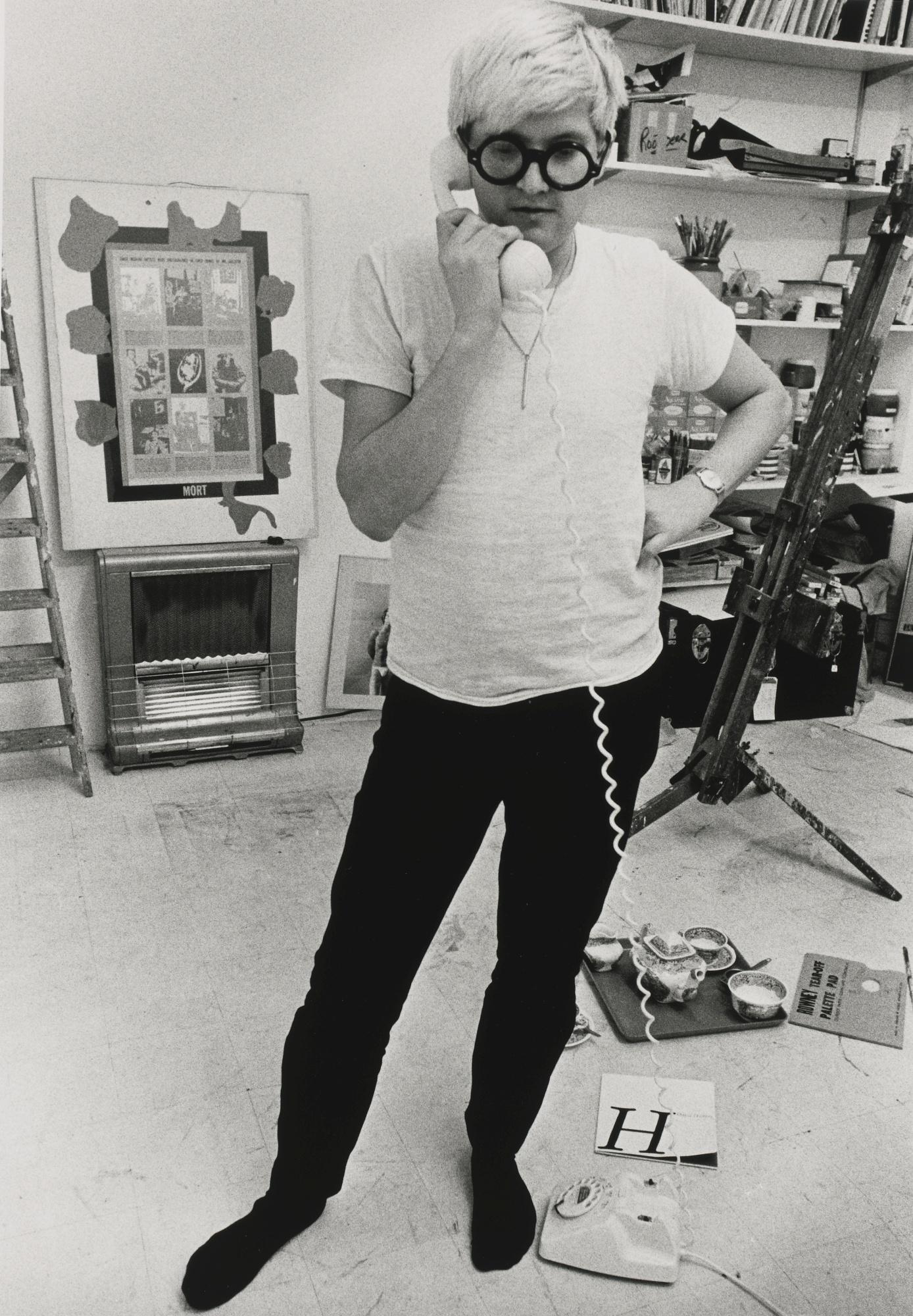 Colin Jones - David Hockney, Notting Hill Gate, London 1967