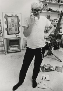 Colin Jones - David Hockney, Notting Hill Gate, London 1967
