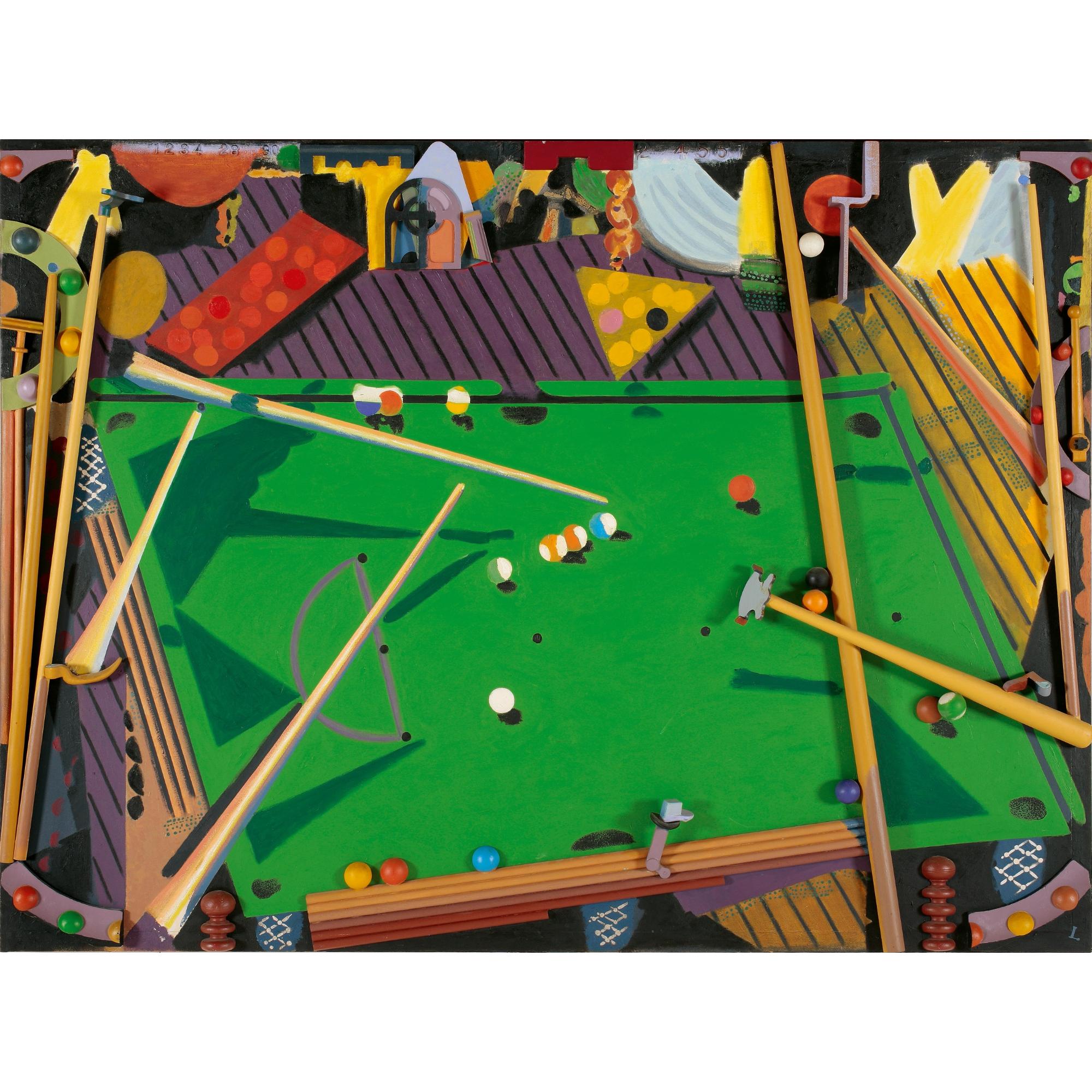 Colin Lanceley - Australian The Billiard Table
