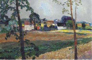 Colin Middleton, R.H.A. - August Landscape, Ballygrainey