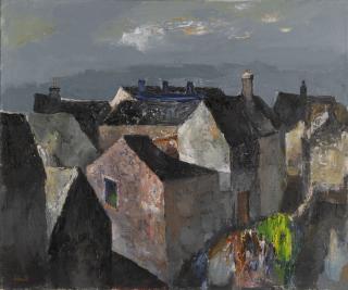 Colin Middleton, R.H.A. - Fishermen\'S Houses