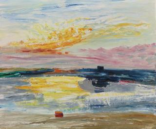 Colin Middleton, R.H.A. - Low Tide Strangford