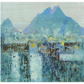 Colin Middleton, R.H.A. - Mourne Painting (Blue)