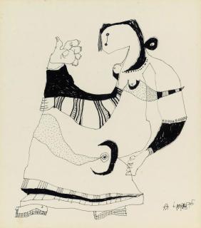 Colin Middleton - Dancing Figure 1, Barcelona; Dancing Figure 2, Barcelona; Dancing Figure 3, Barcelona