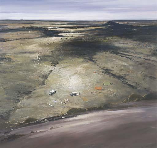 Colin Ross Parker - The Geologists Camp, Birdsville Track Country