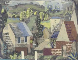 Colin Sealy - Cornish Village