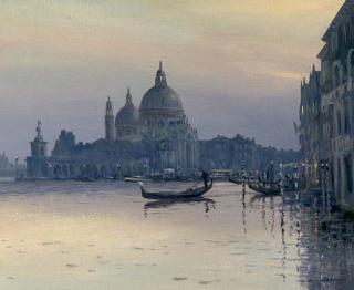 Colin W. Burns - Entrance to the Grand Canal, Venice