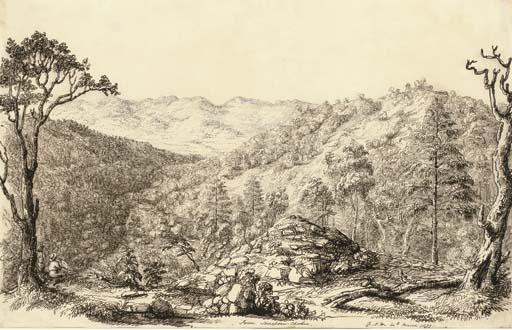 Colonel George Francis White - The artist making sketches in the foot hills of the Himalayas