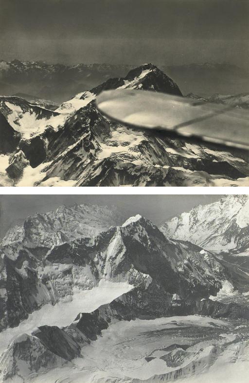 Colonel Latham Valentine Stewart Blacker - The Houston Westland Mount Everest Flight: \'Mount Everest with its snow plume.\'; \'Makalu 27,790 feet.\'; and \'Chamlang. Ten miles south of Everest.\'