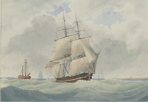 Colonel William Markham - An American Liner Coming Up The Mersey