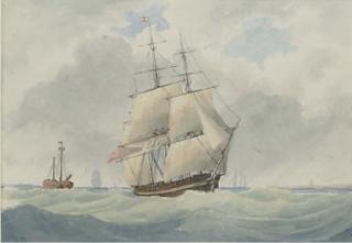 Colonel William Markham - An American Liner Coming Up The Mersey