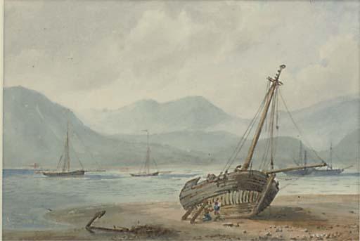 Colonel William Markham - H.M.S. Antelope In The Menai Straites