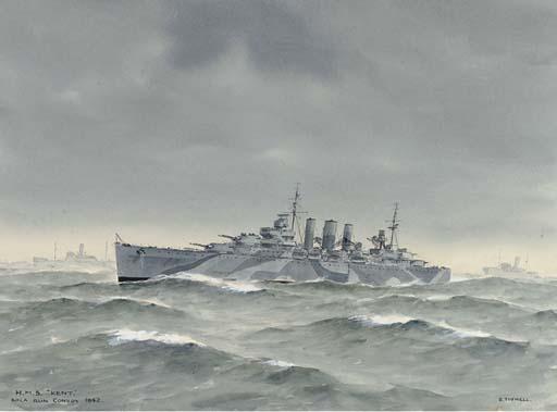Commander Eric Erskine Campbell Tufnell - H.M.S. Kent, Kola Run Convoy, 1942