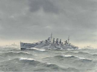 Commander Eric Erskine Campbell Tufnell - H.M.S. Kent, Kola Run Convoy, 1942
