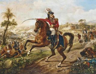 Comte Hippolyte Caïs De Pierlas - The victory of General Sir Charles Napier at the battle of Scinde