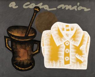 Concetto Pozzati - A casa mia