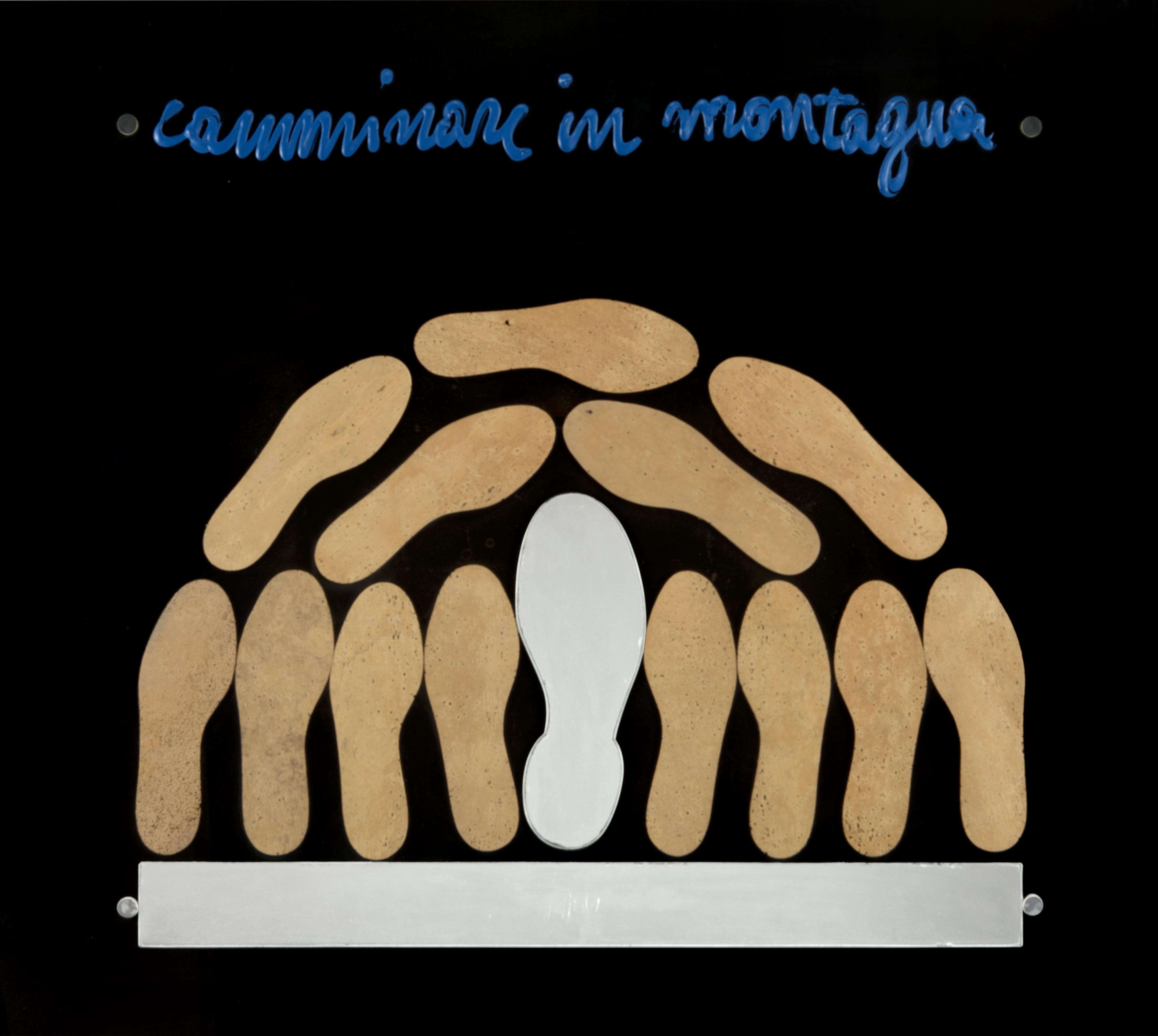 Concetto Pozzati - Camminare in montagna