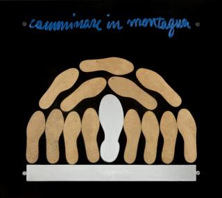 Concetto Pozzati - Camminare in montagna