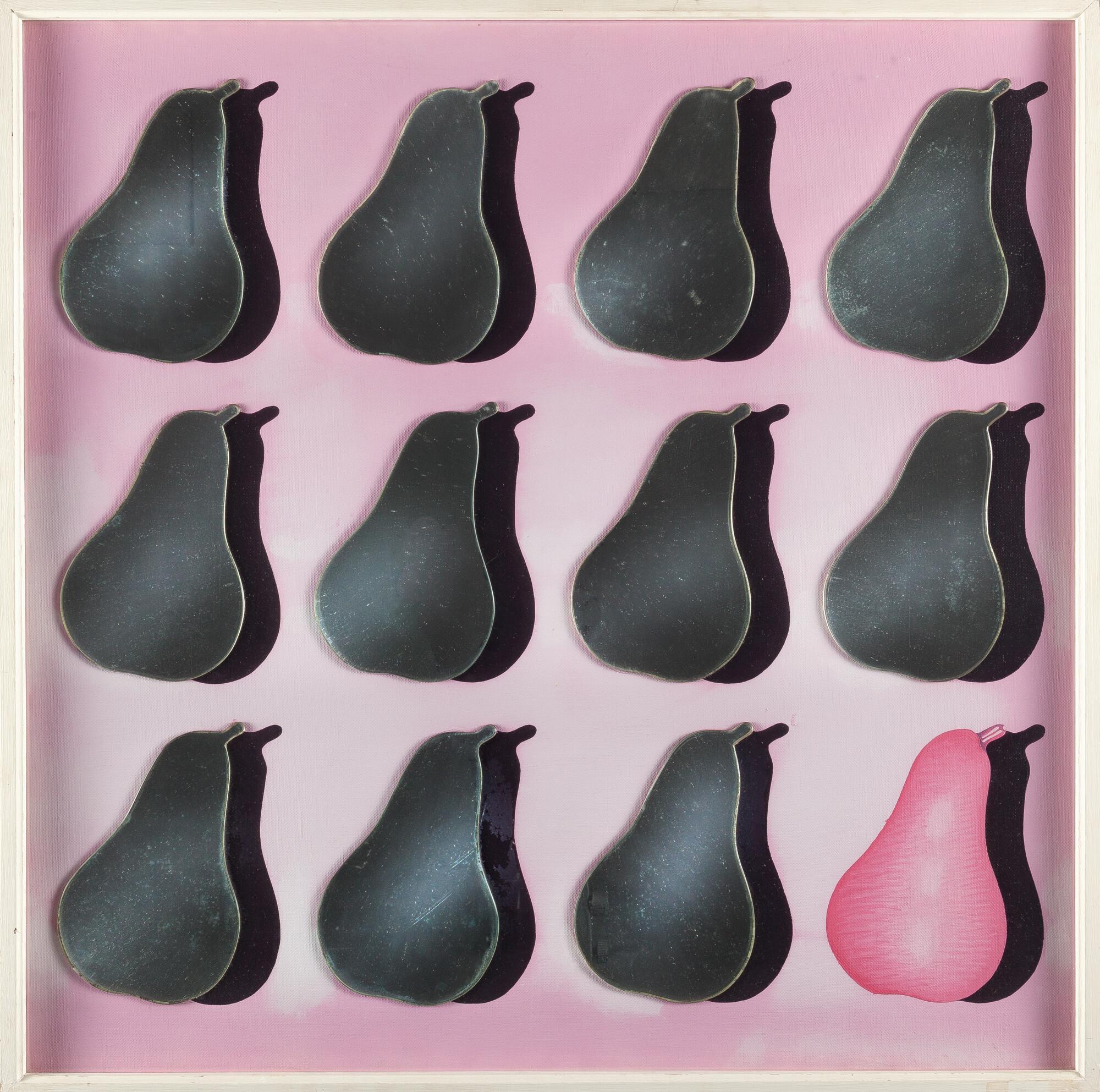 Concetto Pozzati - „Ortogonalità della pera“