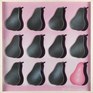 Concetto Pozzati - „Ortogonalità della pera“