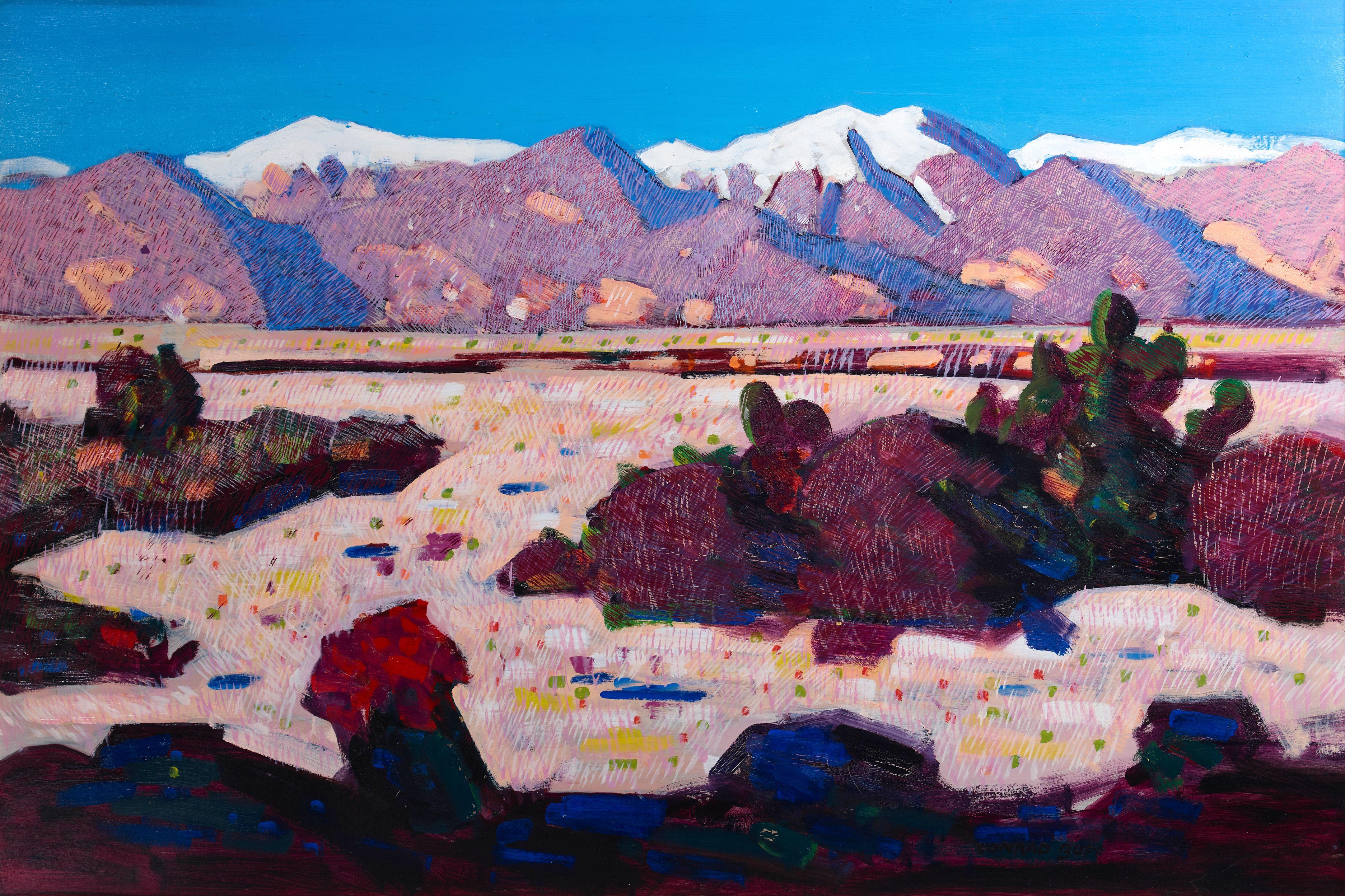 Conrad Buff - Desert Landscape with Cactus