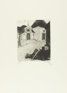 Conrad Felixmüller - 2 Bll.: Der Alte von Prachatitz – „Schönheit und Vergänglichkeit“