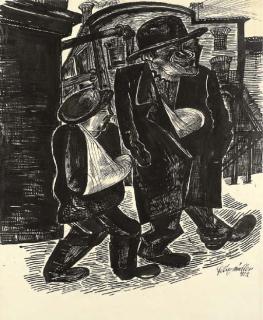 Conrad Felixmüller - Arbeitsinvaliden