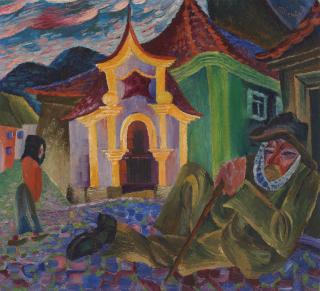 Conrad Felixmüller - Bettler von Prachatitz