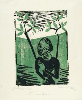 Conrad Felixmüller - „Einsame Frau“