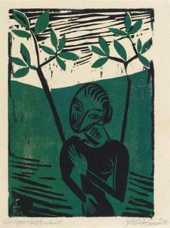 Conrad Felixmüller - Einsame Frau