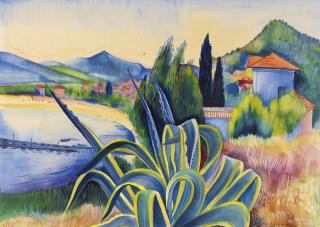 Conrad Felixmüller - Le Lavandon