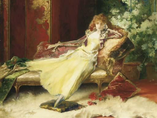 Conrad Kiesel - The yellow dress