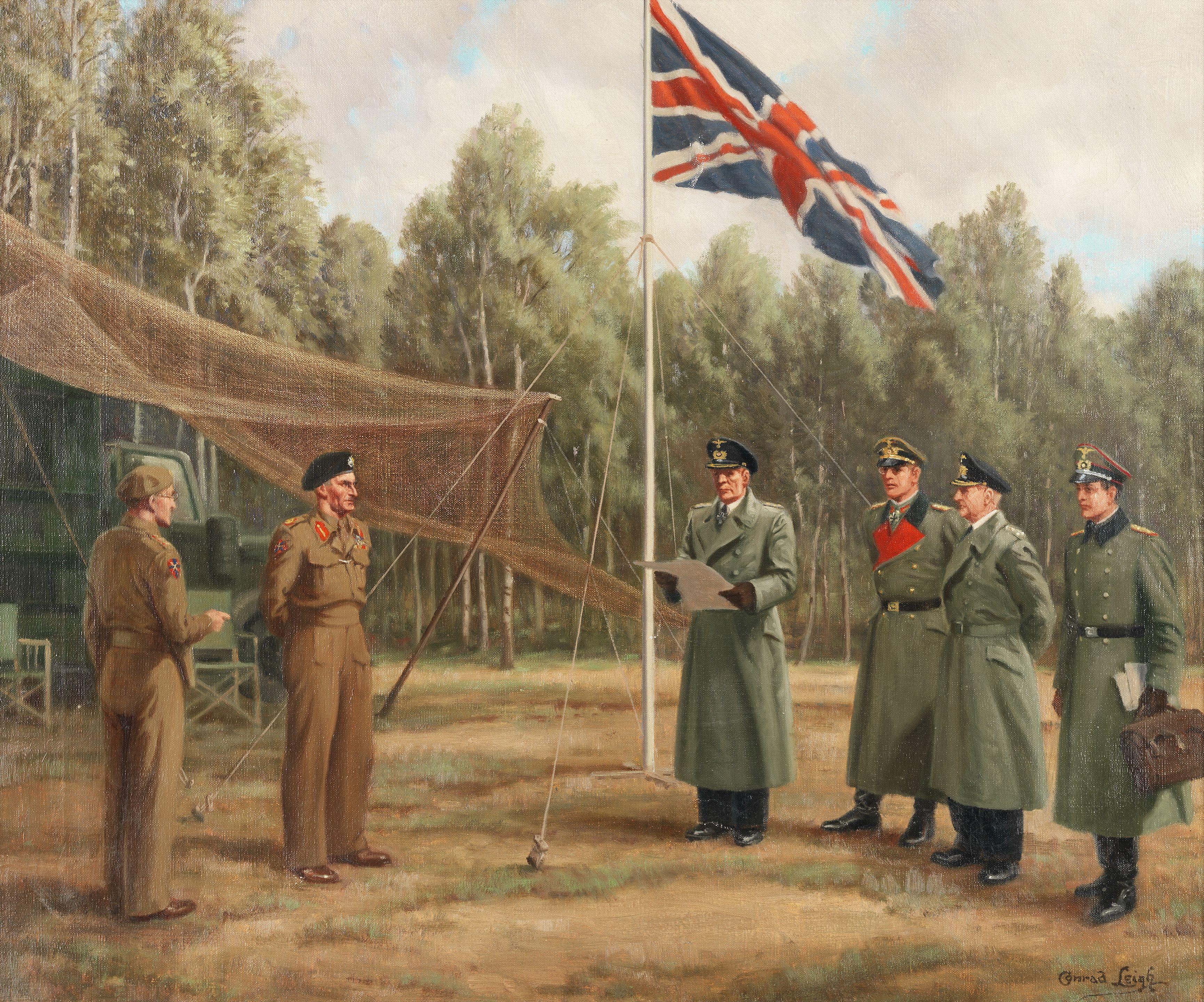Conrad Leigh - Surrender at Lüneberg Heath, 4 May 1945