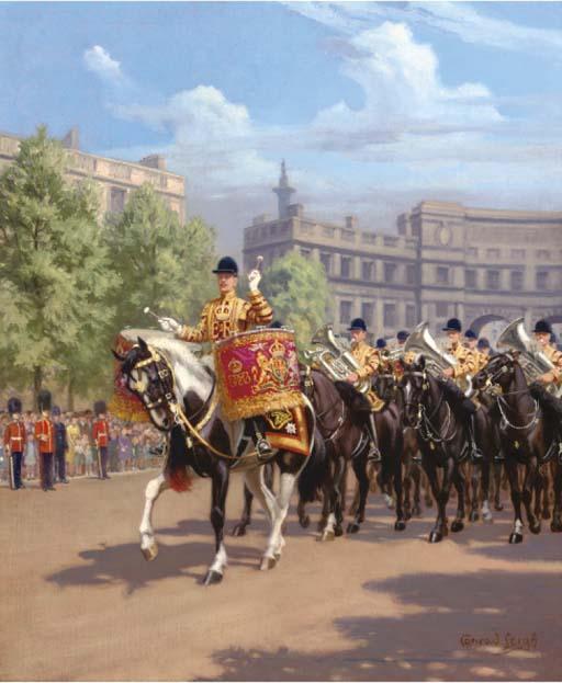 Conrad Leigh - The Drumhorse Hannibal And Band of The Life Guardsman In State Dress