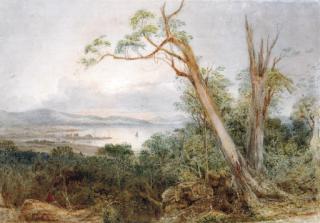 Conrad Martens - An Australian coastal landscape
