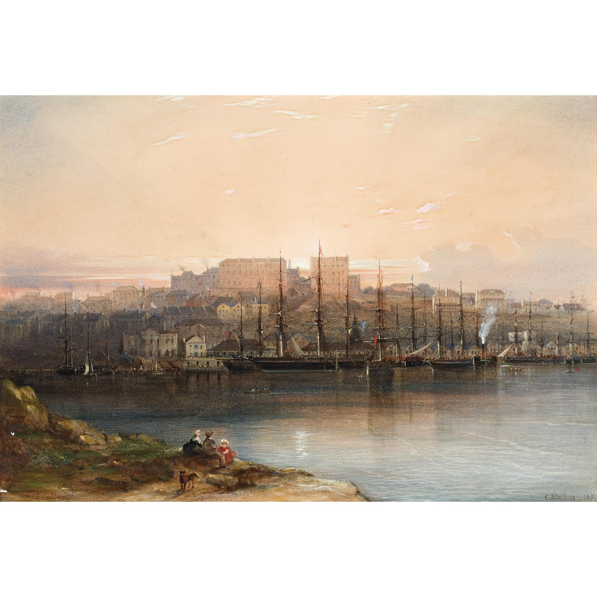 Conrad Martens - Ausa Campbell\'S Wharf