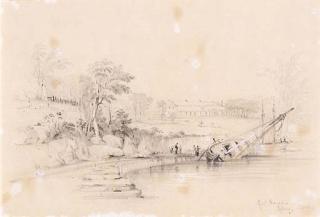 Conrad Martens - Government House, Sydney