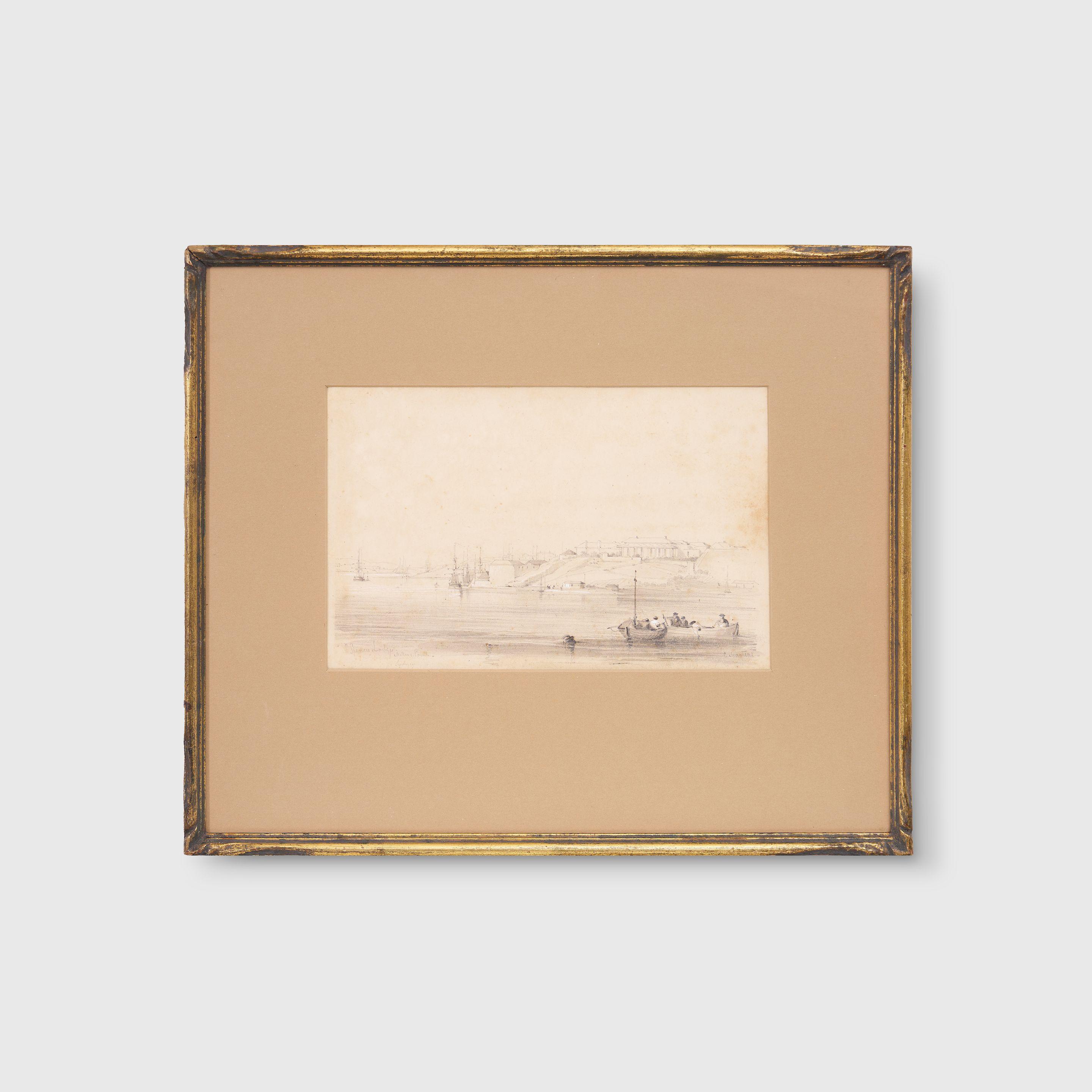 Conrad Martens - Spencer\'s Lodge, Miller\'s Point, Sydney