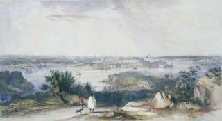 Conrad Martens - View of Sydney From St Leonards, 1842