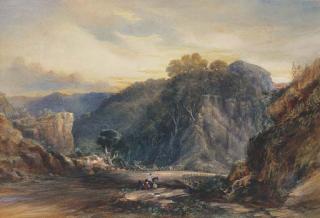 Conrad Martens - View of Wiseman\'s Road, New South Wales