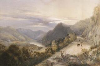 Conrad Martens - Wisemans Ferry from the Macdonald River