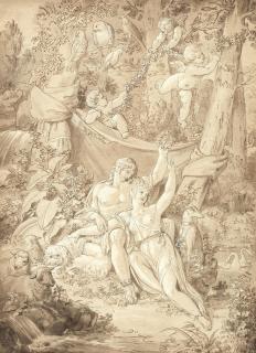 Conrad Martin Metz - Angelica and Medoro