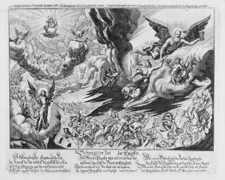 Conrad Meyer - 3 Bll.: Allegorische Darstellungen zur Ewigkeit.